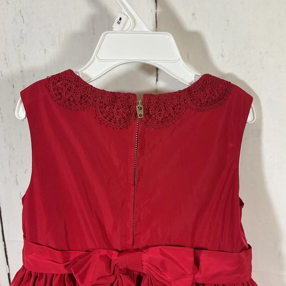 Jason Wu Neiman Marcus x Target Girls Dress 3T Red Holiday Party Lace Collar Bow